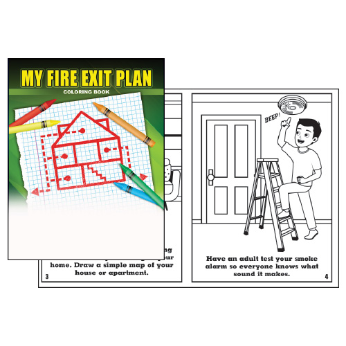 My Fire Exit Plan Coloring Book