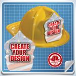 <!--4-->Yellow Custom Fire Hat - Create Your Own
