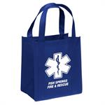 Blue Tote Bag with Star of Life