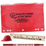 Custom Red Trim Pencil Bag Kit-w/ 2021 Theme