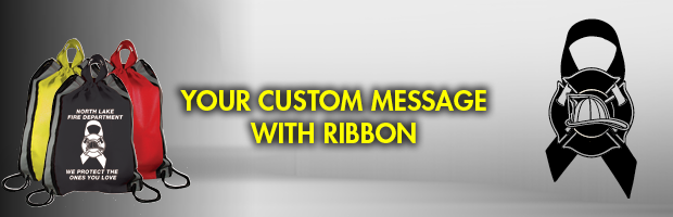 Custom Ribbon Drawstring Backpacks