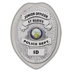 IMP. POLICE BADGE STICKER - STATE SEAL (ID)