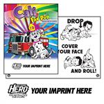 Imp. Cali Fire Pup Coloring Book w/ 2019 Theme Log