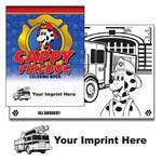 Imprinted Cappy Coloring Book - Fire Truck