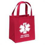 Red Tote Bag with Star of Life