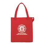 Imprinted Insulated Grocery Tote - Red