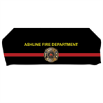 Custom - 6 ' Tablecloth - Red Line Proud to Serve