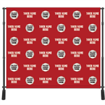 Custom 10' X 8' Backdrop - Red Background