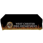 Custom - 6 ' Tablecloth - Flame Proud to Serve