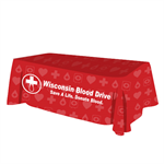 Custom - 8 ' Tablecloth - Red - Blood Drive
