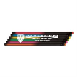<!--0-->Custom Black Night Pencil - Police Badge