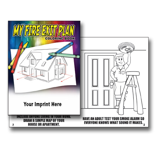 <!--1-->Imprinted--My Fire Exit Plan Coloring Book