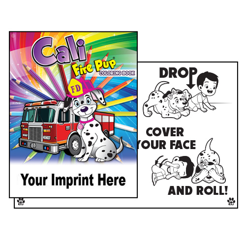<!--1-->Imprinted-Cali The Fire Pup Coloring Book