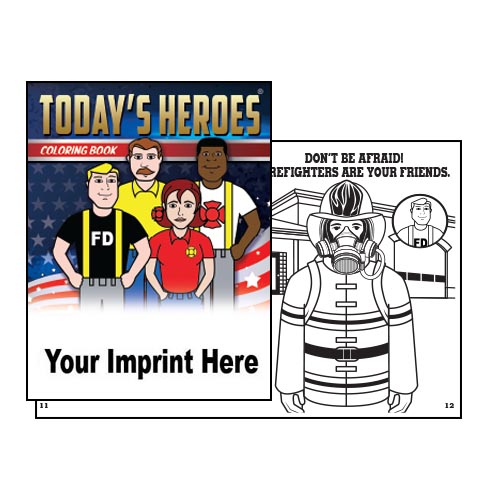 <!--1-->Imprinted-Today's Heroes Coloring Book