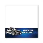 <!--11-->Imprinted Sticky Notes - Police Car