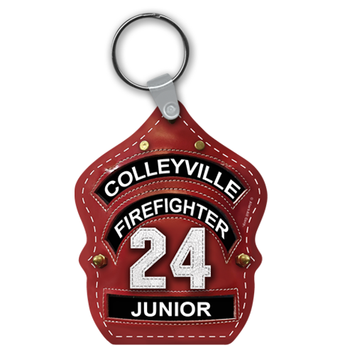 Fire Helmet Keychain - Firefighter Gift