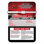 Cust Magnetic Dry Erase Memo Board-First Aid Tips
