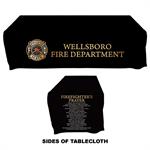 Custom - 6 ' Tablecloth - FF Prayer Proud to Serve