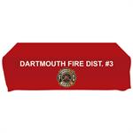 Custom - 6 ' Tablecloth - Red Proud to Serve