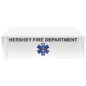 Custom - 6 ' Tablecloth - White Star of Life