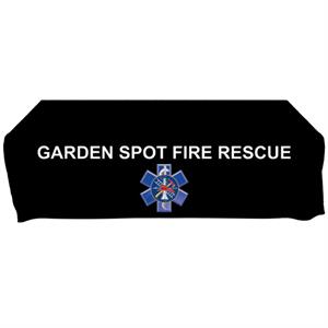 Custom - 8 ' Tablecloth - Black Star of Life