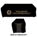 Custom - 8 ' Tablecloth - FF Prayer Serving & Protecting
