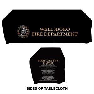 Custom - 8 ' Tablecloth - FF Prayer with Prayer Maltese