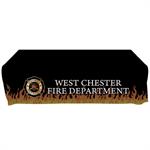 Custom - 8 ' Tablecloth - Flame Serving & Protecting