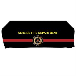 Custom - 8 ' Tablecloth - Red Line Serving & Protecting