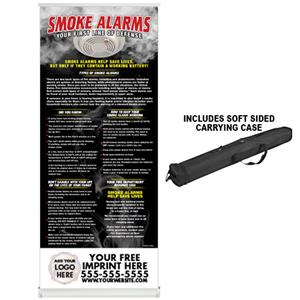 Custom -Smoke Alarm Banner Roll Up