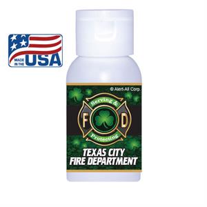 Custom 1 oz. Gel Hand Sanitizer - Shamrock