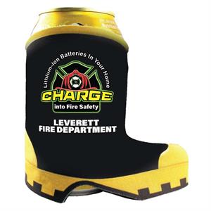 Custom 12 oz Fire Boot Can Hugger - 2025 Theme