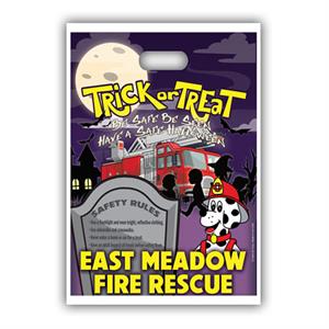Custom 12^ x 15^ Full Color Grab Bags - Halloween