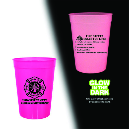 12oz Glow in the dark kids tumblers