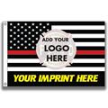 Custom 3' X 5' Flag - Double Sided - Thin Red Line