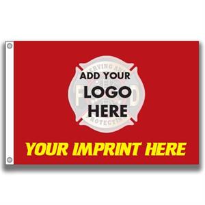Custom 3' x 5' Flag - Double Sided - Red
