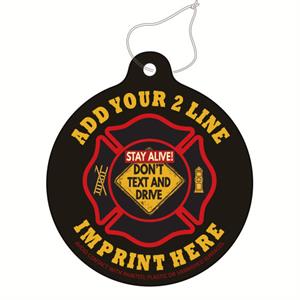 Custom Air Freshener  - Maltese Don't Text and Dri