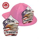 Custom American Flag W/ Eagle Shield on Pink Hat