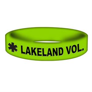 Custom Awareness Bands Green - Star of Life