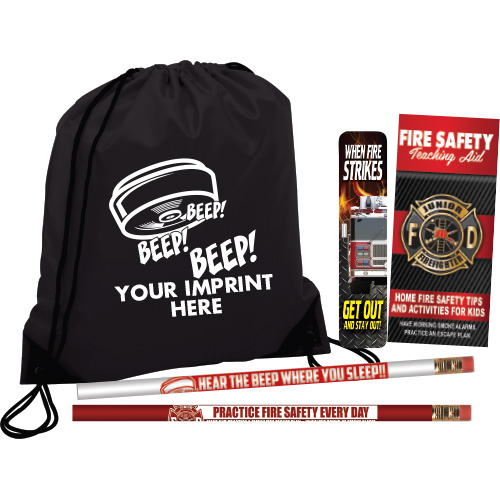 Custom Black Backpack Kit - w/ Smoke Alarm