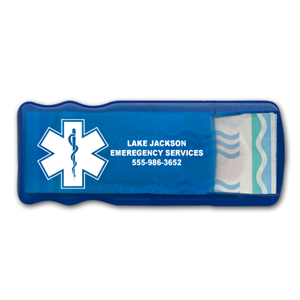 Custom Blue Bandage Dispenser