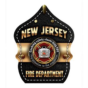 Custom Fire Hat Shield Sticker - 2023 Theme