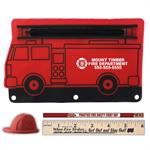 Custom Fire Truck Pencil Bag Kit