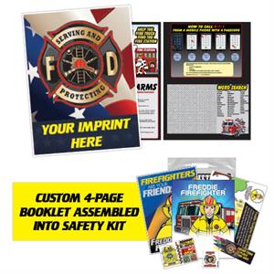 Custom Freddie Firefighter Safety Kit - Imp. Booklet