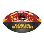 Custom Full Color 6^ Football - Firefighter