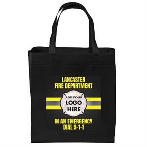 Custom Full-Color Tote Bag w/ Turnout Design - Black