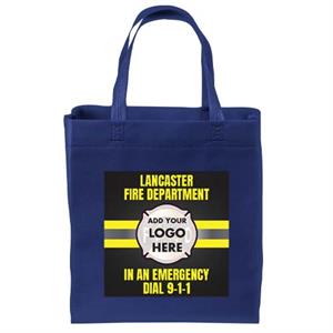 Custom Full-Color Tote Bag w/ Turnout Design - Blue