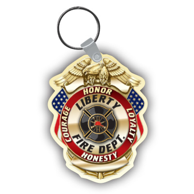 Custom Full Color Vinyl Tag - Badge - Flag