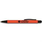 Custom Halcyon® Metal Pen/Stylus - Orange