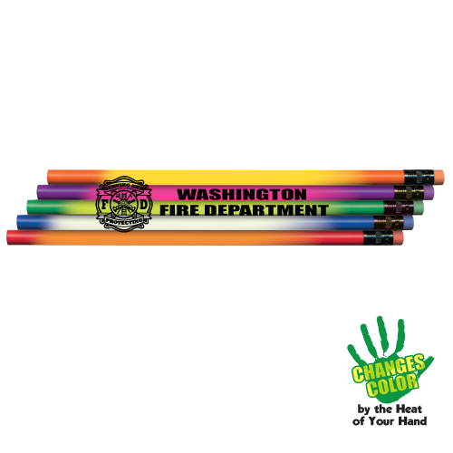 Custom Heat Changing Pencils w/ Serve & Protect